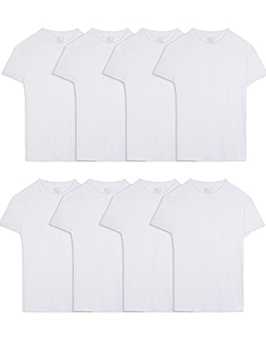 Classic Fit - White - 8 Pack - Active Cotton Blend